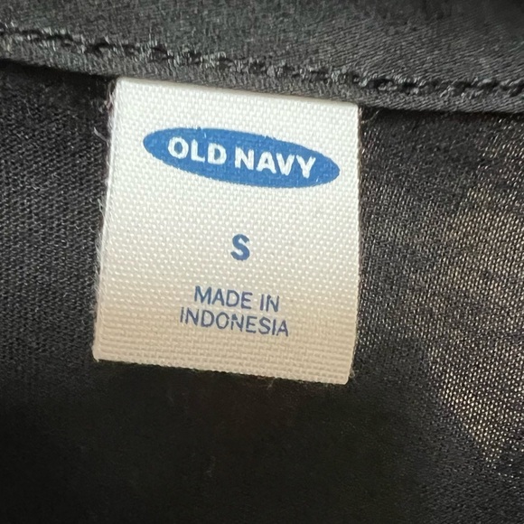 Old Navy Black V Neck Blouse Size Small - Picture 5 of 5